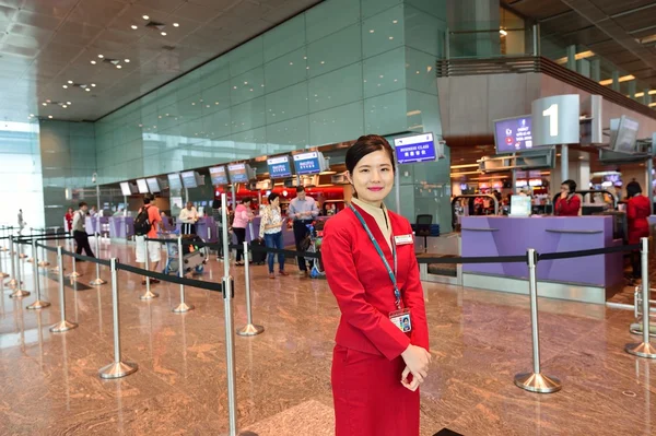 Aeropuerto de Singapur Changi — Foto de Stock