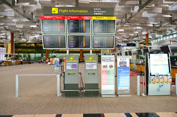 Interior do Aeroporto de Changi — Fotografia de Stock