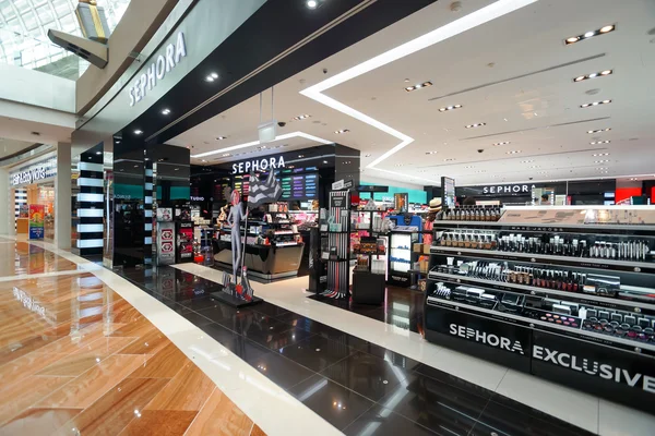 Intérieur du magasin Sephora à Shoppes — Photo