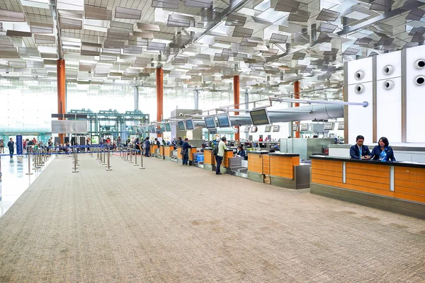 Flughafen singapore changi — Stockfoto