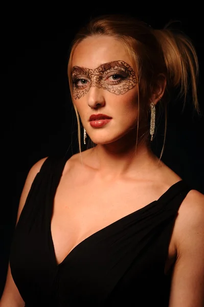 Donna con body art facciale — Foto Stock