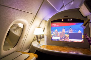 Emirlikleri Airbus A380 içinde