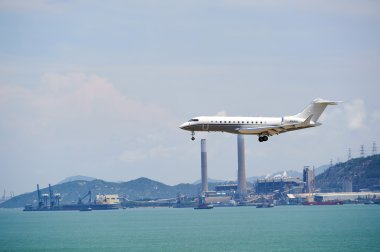 Bombardier Global Express uçak iniş