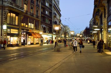 Gece vakti Cenevre'de