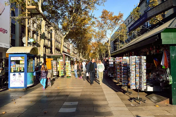 Ulice Barcelona, Španělsko — Stock fotografie