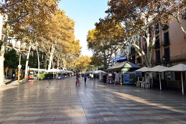 Street of Barcelona, Spanien — Stockfoto