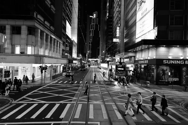 Hong Kong por la noche —  Fotos de Stock