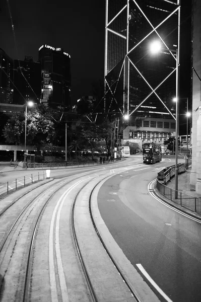 Hong Kong à noite — Fotografia de Stock