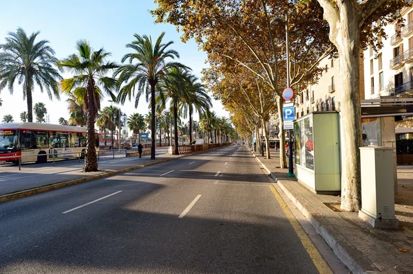 Street of Barcelona, Spanien — Stockfoto