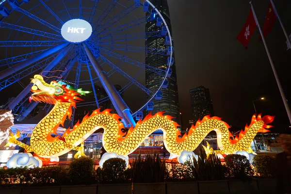 Area around Ferris Wheel in Hong Kong — Stock Photo, Image