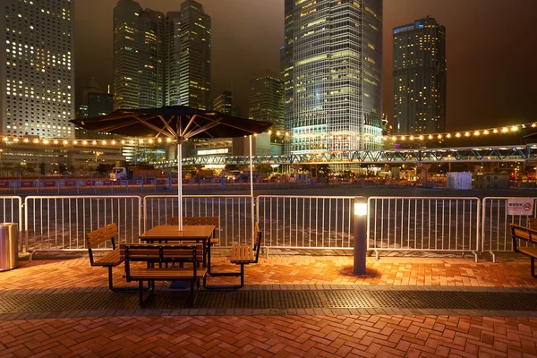 Hong Kong por la noche — Foto de Stock