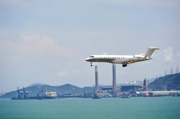 Самолёты Bombardier Global Express — стоковое фото