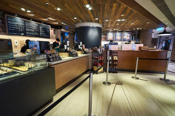 Кафе Starbucks в Гонконге — стоковое фото