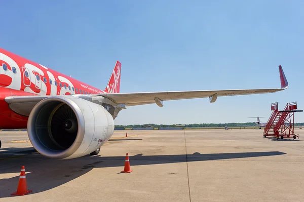 Thai AirAsia A320 в U-Tapao — стоковое фото