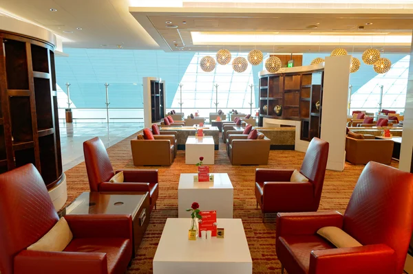Sala de estar da classe executiva Emirates — Fotografia de Stock