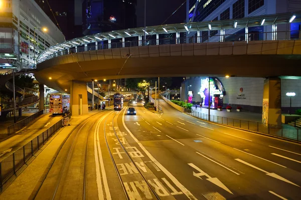 Hong Kong à noite — Fotografia de Stock