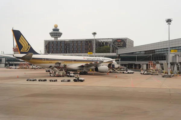 싱가포르 창이 공항 — 스톡 사진