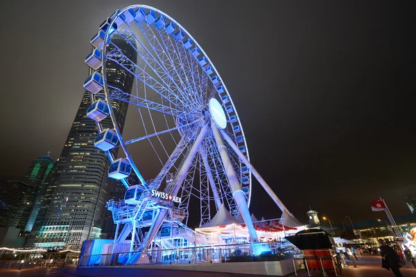 Ruota panoramica a Hong Kong — Foto Stock