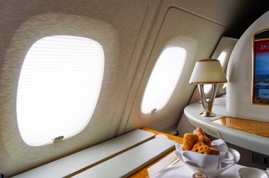 Emirlikleri Airbus A380 içinde