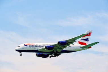 İngiliz Havayolları A380 açılış 