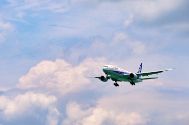 Bütün nippon airways uçak iniş