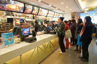 McDonald's Restoran içinde