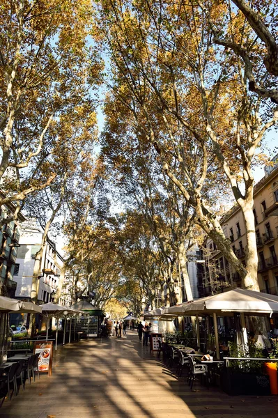 Street of Barcelona, Spanien — Stockfoto