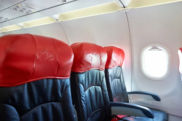 Interior of plane Thai AirAsia — Stock Photo, Image