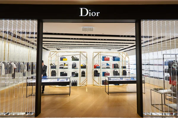Dior cosmetics boutique interior – Stock Editorial Photo