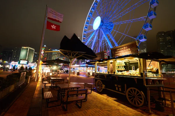 Hong Kong por la noche — Foto de Stock