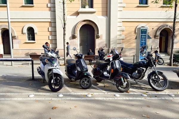 Straat van Barcelona, Spanje — Stockfoto