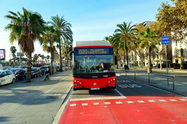 Straat van Barcelona, Spanje — Stockfoto