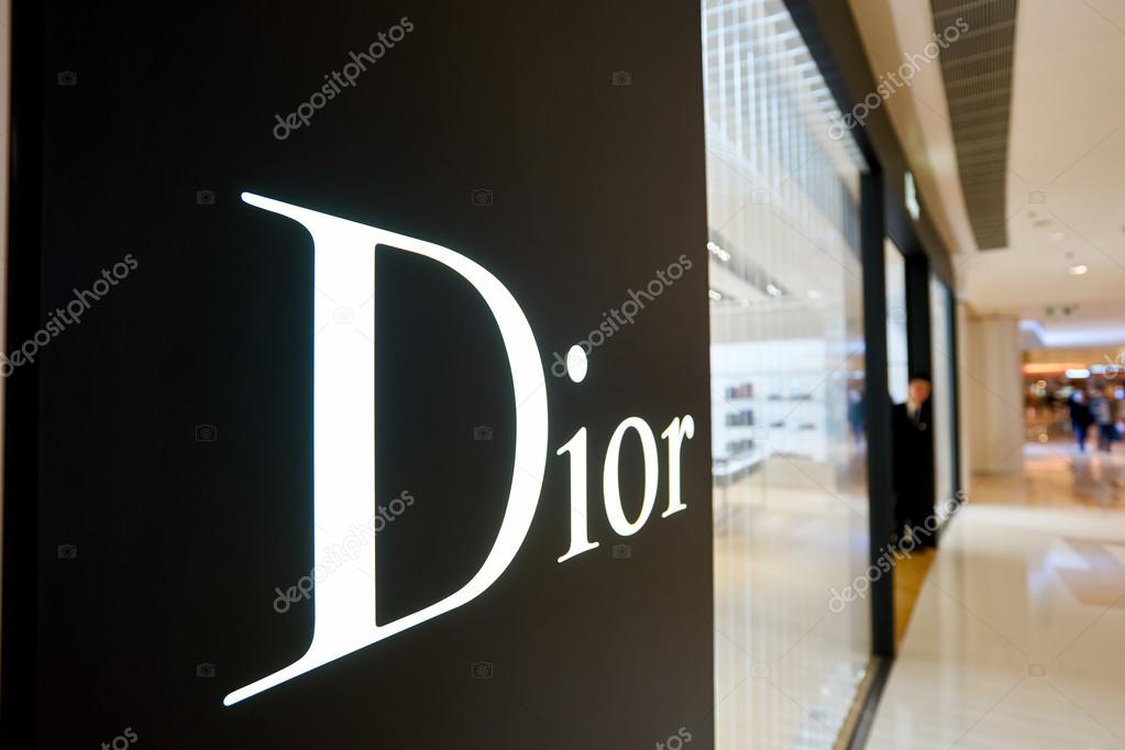 HONG KONG - JANUARY 26, 2016: design of Dior store at Elements Shopping Mall. Christian Dior SE, commonly known as Dior, is a European luxury goods company