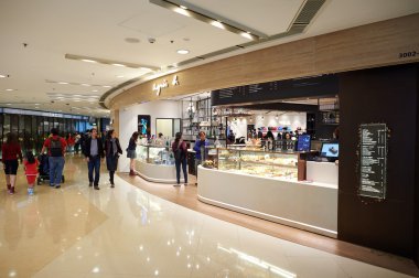 Hong Kong 'daki alışveriş merkezi.