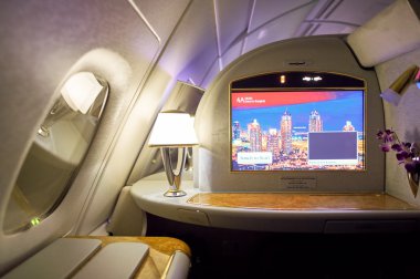 Emirlikleri Airbus A380 içinde
