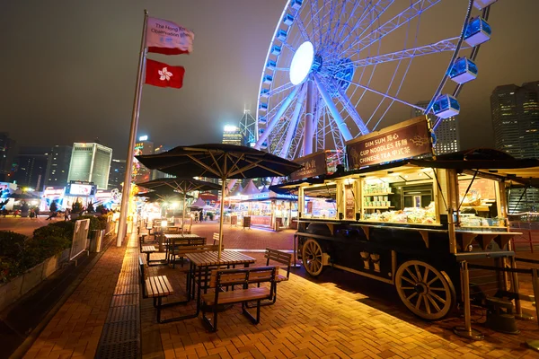 Bereich um Riesenrad in Hongkong — Stockfoto