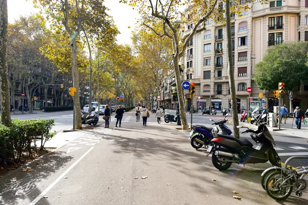 Rua de Barcelona, Espanha — Fotografia de Stock