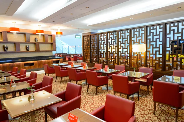 Emiraten business class-lounge — Stockfoto