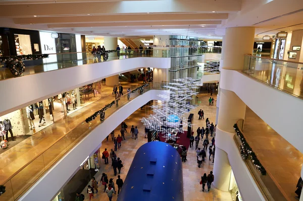 Shopping center em hong kong — Fotografia de Stock