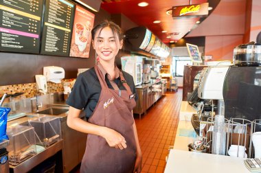 Tayland Mccafe görevli