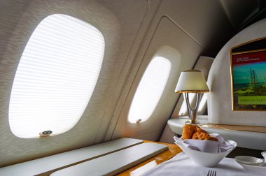 Emirlikleri Airbus A380 içinde
