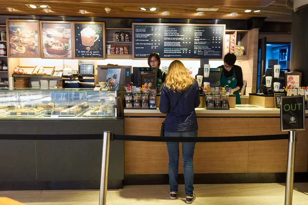 Café Starbucks en Hong Kong — Foto de Stock