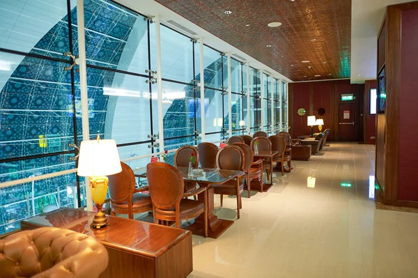 Emirates lounge di prima classe — Foto Stock