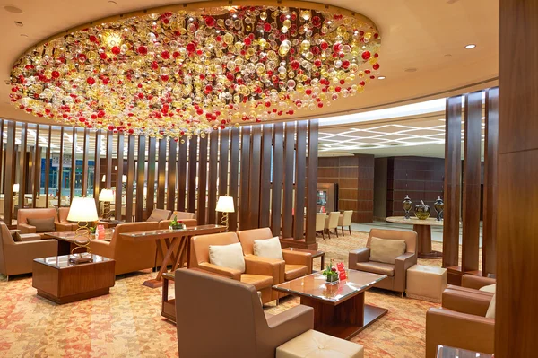 Emirates lounge di prima classe — Foto Stock