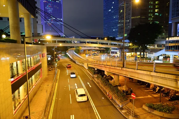 Hongkong bei Nacht — Stockfoto