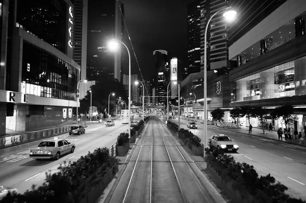 Hongkong bei Nacht — Stockfoto