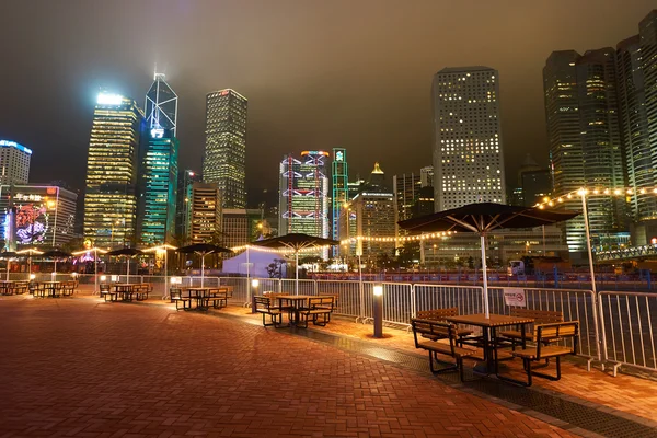 Hong Kong por la noche — Foto de Stock