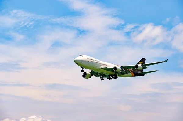 UPS landing van de Boeing 747 — Stockfoto