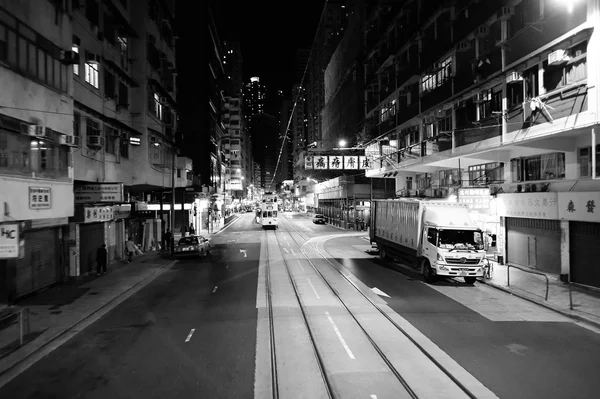ฮ่องกงตอนกลางคืน — ภาพถ่ายสต็อก