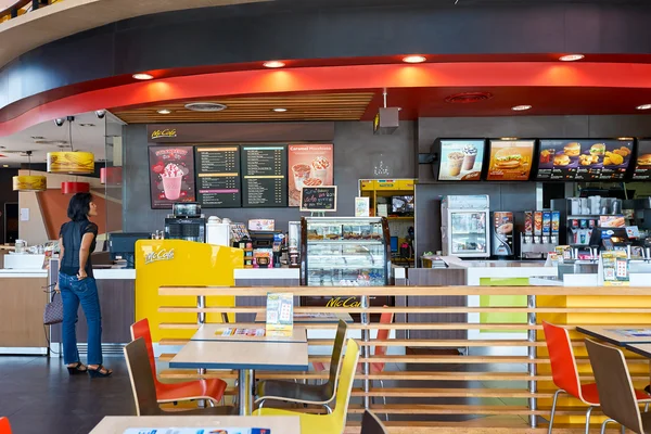Inside of McCafe in Thailand — Stock Photo, Image